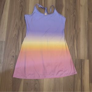 Outdoor Voices Purple and Pink Gradient Dress